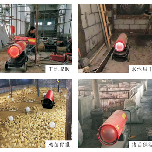 工業(yè)燃油暖風機應用遍布各行各業(yè)